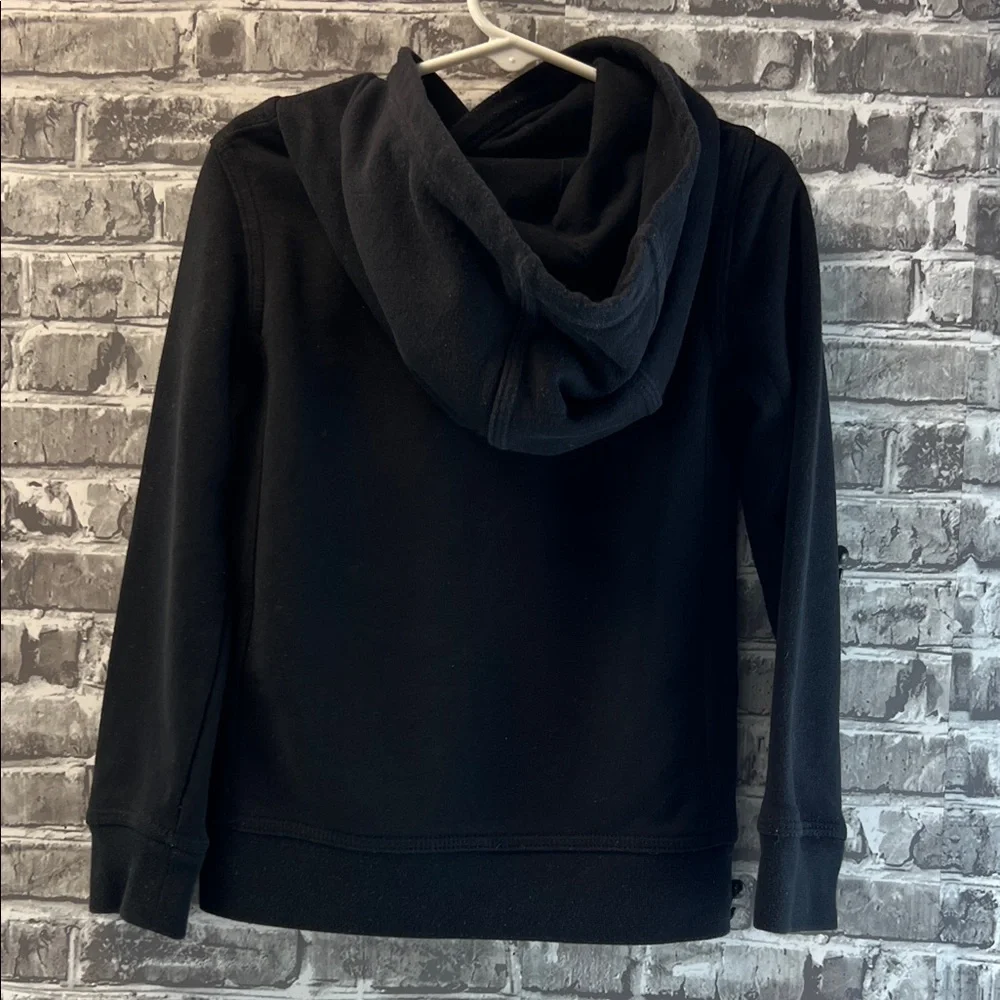 Girl's Nike Hoodie in Black‎ with Gold Swoosh